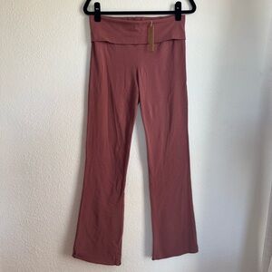 SKIMS Cotton Jersey Fold Over Pant – Redwood (M) NWT